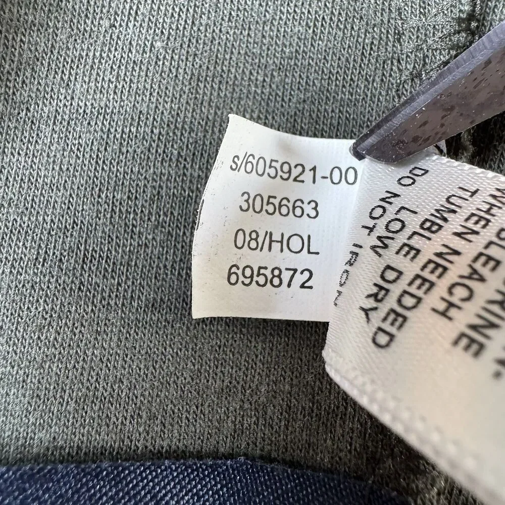 Banana‎ Republic Mens Green Fleece Full Zip Hoodie Jacket Size Large